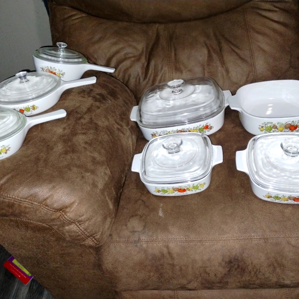 1970's Spice O Life Corning Ware set